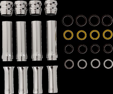 Arlen Ness Pushrod Cover Kit 10-Gauge Twin Cam Chrome Pushrod Tube Cov i gruppen Reservdelar & Tillbehr / Motordelar  /  Kromdelar hos Blixt&Dunder AB (09280047)