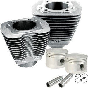 S&S Cylinder & Piston Kit Natural Cylinder/Pstn Kt 84-99Nat i gruppen Reservdelar & Tillbehr / Motordelar  / Motordelar Evo / verdel Evo / Cylinder Evo hos Blixt&Dunder AB (09310737)