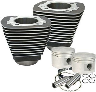 S&S Cylinder & Piston Kit Black Cylinder/Pstn Kt 84-99Blk i gruppen Reservdelar & Tillbehr / Motordelar  / Motordelar Evo / verdel Evo / Cylinder Evo hos Blixt&Dunder AB (09310738)