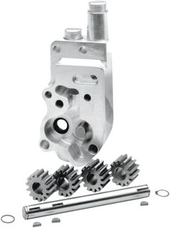 Jims Billet Oil Pump Flow Pro 1 Black Billet Oil Pump 73-91 Bt i gruppen Reservdelar & Tillbehr / Motordelar  / Motordelar Shovelhead / Bottendel Shovel / Oljepump Shovelhead hos Blixt&Dunder AB (09320006)