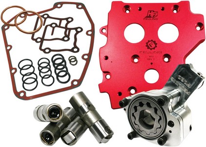 Feuling Oiling System Kit Hp+ Conversion Camplate Chain Drive Oil Syst i gruppen Reservdelar & Tillbehr / Motordelar  / Motordelar Twin Cam / Bottendel Twin Cam / Oljepump Twin Cam hos Blixt&Dunder AB (09320071)