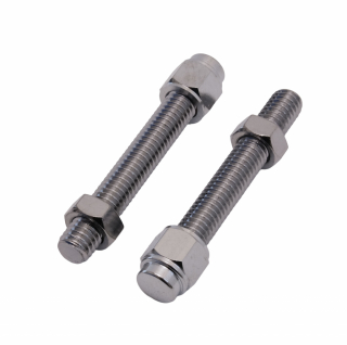 V-Factor Strckarbultar/muttrar bakaxel Softail 86-99, kromade i gruppen Reservdelar & Tillbehr / Hjul och Axlar / Axlar & tillbehr / Kedjestrckare hos Blixt&Dunder AB (10-0083)