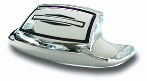 Rear fender tip FL 67-73, Chevron, chrome in the group Parts & Accessories / Frame and chassis parts / Fenders / Fender accessories at Blixt&Dunder AB (10-0109)