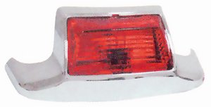 Front fender trim light w/amber lens. FL/FLHR 49-95/Heritage 86-95 in the group Parts & Accessories / Frame and chassis parts / Fenders / Fender accessories at Blixt&Dunder AB (10-0111)
