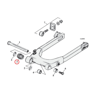  in the group Parts & Accessories / Frame and chassis parts / Chassis / Frames and swing arms at Blixt&Dunder AB (10-9167)