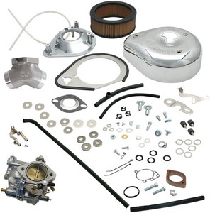 S&S Carburetor Kit Tv Approved Super E Teardrop Carburetor 04-06 883 i gruppen Reservdelar & Tillbehr / Frgasare & Insprut / Frgasare / S&S / S&S Frgasare hos Blixt&Dunder AB (10010038)