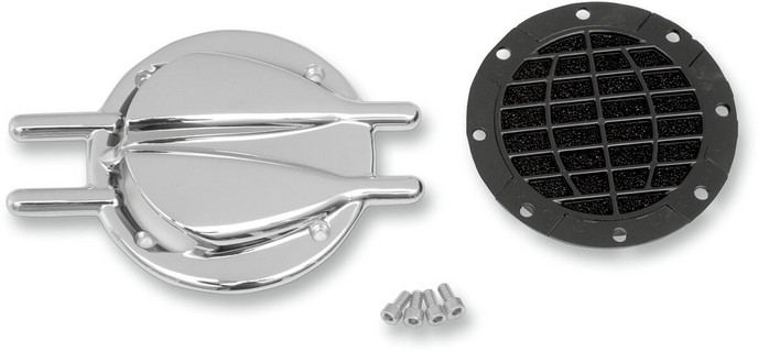 Kuryakyn Stinger Vented Trap Door For Hyperchargers Chrome Trap Door S i gruppen Reservdelar & Tillbehr / Frgasare & Insprut / Luftrenare / Luftrenare Super E hos Blixt&Dunder AB (10100145)
