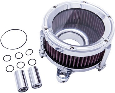 Trask Air Cleaner Kit Assault Charge High-Flow Tbw Aluminum Chrome Air i gruppen  hos Blixt&Dunder AB (10102047)