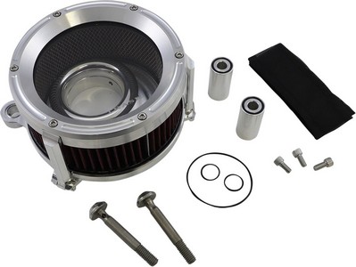 Trask Air Cleaner Kit Assault Charge High-Flow Tbw Aluminum Raw Aircle i gruppen  hos Blixt&Dunder AB (10102051)