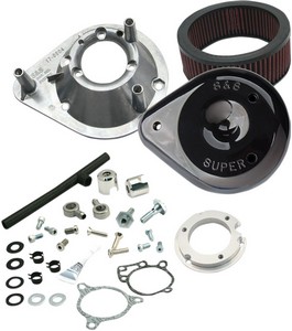 S&S Air Cleaner Kit Classic Teardrop Tbw Glossy Black Air Clnr T-Drp 1 i gruppen Reservdelar & Tillbehr / Frgasare & Insprut / Luftrenare / Luftrenare TC TBW hos Blixt&Dunder AB (10102166)