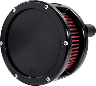 Feuling Air Cleaner - Ba Series - Black - Solid Cover - Red - M8 Air C i gruppen Reservdelar & Tillbehr / Frgasare & Insprut / Luftrenare / Luftrenare M8 hos Blixt&Dunder AB (10103143)