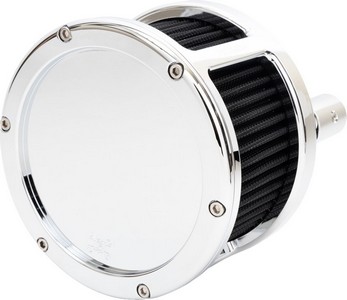 Feuling Air Cleaner - Ba Race Series - Chrome - Solid Cover - Black - i gruppen Reservdelar & Tillbehr / Frgasare & Insprut / Luftrenare / Luftrenare M8 hos Blixt&Dunder AB (10103151)