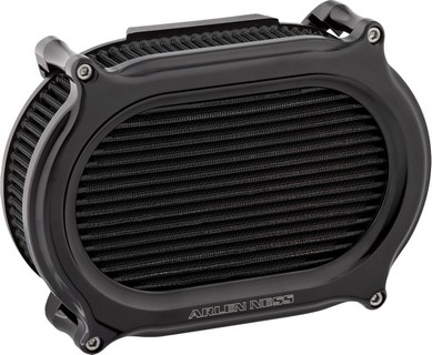 Arlen Ness Filter Kit Stage Ii Oval Performance,All Black Air Cleaner i gruppen Reservdelar & Tillbehr / Frgasare & Insprut / Luftrenare / Luftrenare M8 hos Blixt&Dunder AB (10103208)