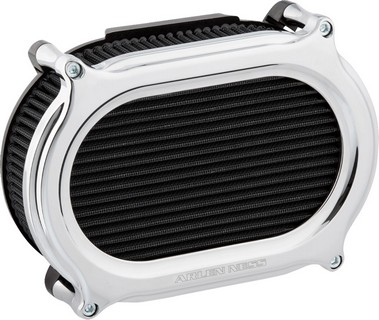 Arlen Ness Filter Kit Stage Ii Oval Performance,Chrome Air Cleaner - S i gruppen Reservdelar & Tillbehr / Frgasare & Insprut / Luftrenare / Luftrenare M8 hos Blixt&Dunder AB (10103209)