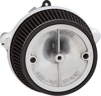 Arlen Ness Ac Stg I Big Skr Crhm Backing Plt Blk Oiled Fltr No Cvr Big i gruppen Reservdelar & Tillbehr / Frgasare & Insprut / Luftrenare / Luftrenare M8 hos Blixt&Dunder AB (10103250)