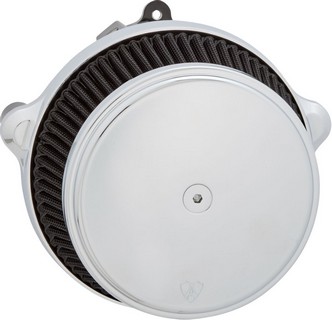 Arlen Ness Ac Stg I Big Skr Crhm Backing Plate Blk Oiled Fltr No Cvr B i gruppen Reservdelar & Tillbehr / Frgasare & Insprut / Luftrenare / Luftrenare M8 hos Blixt&Dunder AB (10103252)