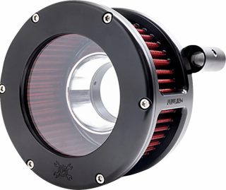 Feuling Parts Air Cleaner Ba Clear Cover Black/Red 99-17 Tc Air Cleane i gruppen  hos Blixt&Dunder AB (10103310)