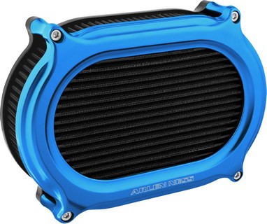 Arlen Ness Air Cleaner Stage Ii Oval Blue Air Cleaner - Stage 2 Oval - i gruppen Reservdelar & Tillbehr / Frgasare & Insprut / Luftrenare / Luftrenare M8 hos Blixt&Dunder AB (10103375)