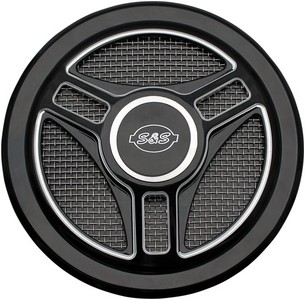 S&S Air Cleaner Cover Tri-Spoke Stealth Cleaner Cover Ac Tri-Spoke i gruppen Reservdelar & Tillbehr / Frgasare & Insprut / Luftrenare / Luftrenare M8 hos Blixt&Dunder AB (10140171)