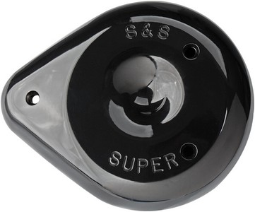 S&S Cover Air Cleaner Teardrop Black Cover A/C Tear Gls Blk i gruppen Reservdelar & Tillbehr / Frgasare & Insprut / Luftrenare / Luftrenare Super E hos Blixt&Dunder AB (10140237)