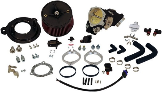 S&S Induction Kit 70Mm Cable Operated Intake Efi F/T143 02-05 i gruppen Reservdelar & Tillbehr / Frgasare & Insprut / Insprutning / Trottelhus hos Blixt&Dunder AB (10210012)