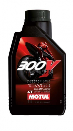 Motul 300V 4T Factory Line 15W-50 1 L i gruppen  hos Blixt&Dunder AB (104125)