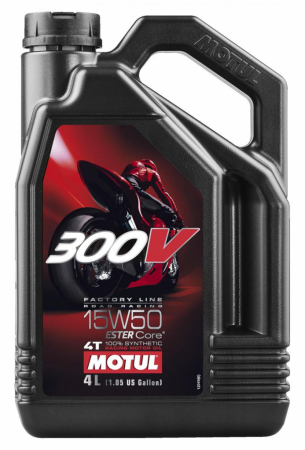 Motul 300V 4T Factory Line 15W-50 4 L i gruppen  hos Blixt&Dunder AB (104129)