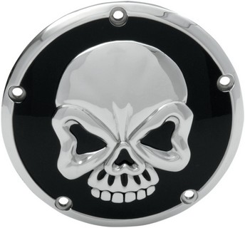 Drag Specialties Derby Cover Skull Twin Cam Cover Derby Chskull 5Hole i gruppen Reservdelar & Tillbehr / Motordelar  / Motordelar Twin Cam / Bottendel Twin Cam / Kam/Delar Twin Cam hos Blixt&Dunder AB (11070327)