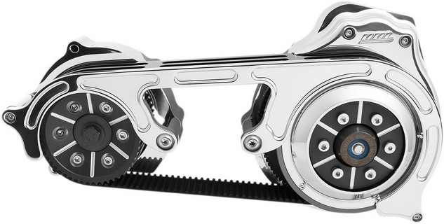 Bdl Open Belt Drive 2'' Kit With 2-Piece Motor Plate Chrome Belt Drive i gruppen Reservdelar & Tillbehr / Vxellda & transmission / Drivlina / Primrdrivning belt / Beltdrive hos Blixt&Dunder AB (11200362)
