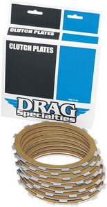 Drag Specialties Clutch Friction Plates Kit Kevlar Clutch Plates 98-17 i gruppen Servicedelar & Olja / Twin Cam hos Blixt&Dunder AB (11310419)