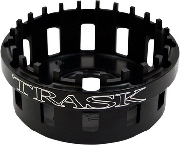 Trask Clutch Basket Aluminum Black Clutch Basket 2-17 V-Rod i gruppen  hos Blixt&Dunder AB (11320883)