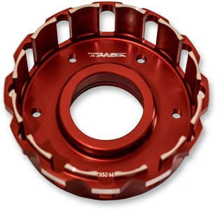 Trask Clutch Basket Alumunium Red Basket Clutch 07-17 Tc i gruppen  hos Blixt&Dunder AB (11321005)