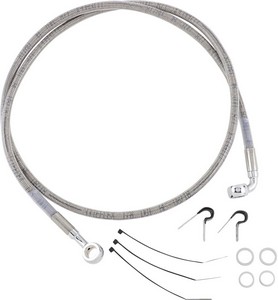 Drag Specialties Front Brake Line Stainless Steel Frt Brake Line 97-07 i gruppen Reservdelar & Tillbehr / Bromsar / Bromsslang / Bromsslang Softail hos Blixt&Dunder AB (12042749)