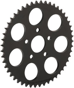 Drag Specialties Sprocket Rear Wheel 49T Dish Gloss Black Sprocket Blk i gruppen Reservdelar & Tillbehr / Vxellda & transmission / Drivlina / Sekundrdrivning kedja hos Blixt&Dunder AB (12101842)