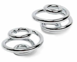 1 inch Springs Solo Seat Chrome (2 pcs.) i gruppen Reservdelar & Tillbehr / Ram och chassidelar / Sadlar / Solo-Sadel hos Blixt&Dunder AB (13-9901)