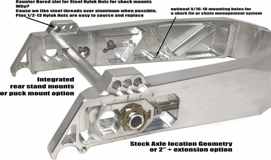 Alloy Art  Swingarm Fxr 94-00 i gruppen  hos Blixt&Dunder AB (13010141)