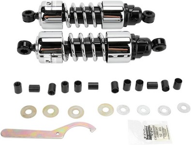 Progressive Suspension Progressive Suspension Chrome 412 Series Dual S i gruppen  hos Blixt&Dunder AB (13100065)