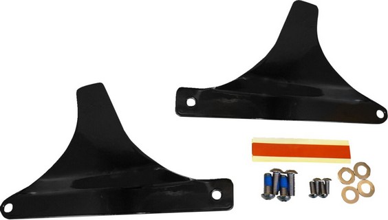 Drag Specialties  Sideplates 00-17Flstf Bk Sideplates 00-17Flstf Bk i gruppen Reservdelar & Tillbehr / Ram och chassidelar / Sissybars / Fsten sissy hos Blixt&Dunder AB (15040114)