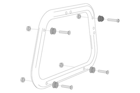 SW-MOTECH Tailbag Strap Set – Retention Straps For Tail Bags – BC.ZUB.00.001.30000 1 thumbnail image
