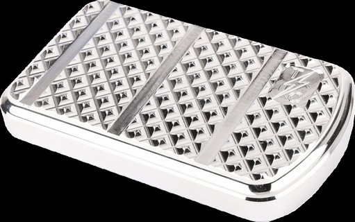 Thrashin Supply Co. Cover Brake Pedal Touring Chrome Cover Brake Pedal i gruppen Reservdelar & Tillbehr / Ram och chassidelar / Fotreglage / Bromsreglage hos Blixt&Dunder AB (16110104)