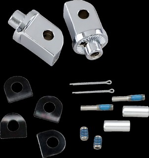 Kuryakyn Splined Adapter Mounts Chrome Adapters Splined Rear Mount - i gruppen Reservdelar & Tillbehr / Ram och chassidelar / Fotreglage / Fsten Fotpinnar/Fotplattor hos Blixt&Dunder AB (16200850)