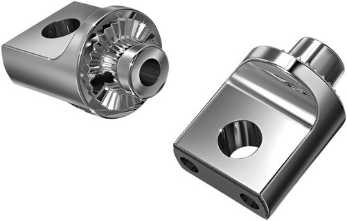 Kuryakyn Non-Pivoting Splined Male Mount Adapters Chrome Adapters Spli i gruppen Reservdelar & Tillbehr / Ram och chassidelar / Fotreglage / Fsten Fotpinnar/Fotplattor hos Blixt&Dunder AB (16200851)