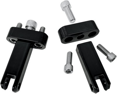 Drag Specialties Passenger Footpeg Mount Kit Black Mount Pass Peg 93-1 i gruppen Reservdelar & Tillbehr / Ram och chassidelar / Fotreglage / Fsten Fotpinnar/Fotplattor hos Blixt&Dunder AB (16201046)