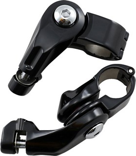 Kuryakyn Cruise Mounts Tour Tech Short Arm Black Highway Mounts Short i gruppen Reservdelar & Tillbehr / Ram och chassidelar / Fotreglage / Framflytt & fotreglage hos Blixt&Dunder AB (16201288)