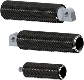 Arlen Ness Footpegs Dual Ring Black Footpegs Dual Ring Blk i gruppen Reservdelar & Tillbehr / Ram och chassidelar / Fotreglage / Fotpinnar hos Blixt&Dunder AB (16201741)