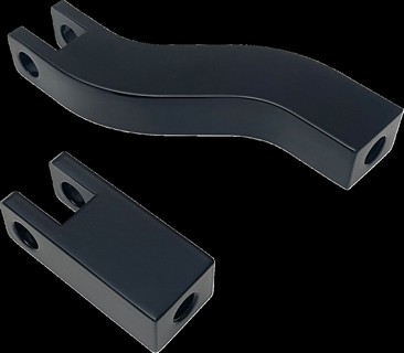 Drag Specialties Passenger Peg Mount - Black - Fx Mount Pass.Pegs Blk i gruppen Reservdelar & Tillbehr / Ram och chassidelar / Fotreglage / Fsten Fotpinnar/Fotplattor hos Blixt&Dunder AB (16202507)