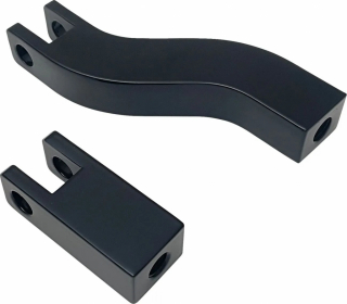 Drag Specialties Passenger Peg Mount - Black - Fx Mount Pass.Pegs Blk i gruppen Reservdelar & Tillbeh�r / Ram och chassidelar / Fotreglage / F�sten Fotpinnar/Fotplattor hos Blixt&Dunder AB (16202507)