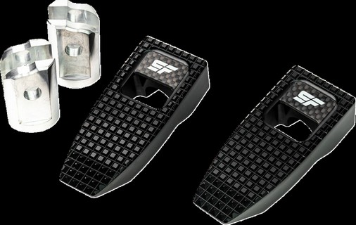 Slyfox Pegs Speed Front 2018-2023 Softail Black Pegs Speed Front 2018- i gruppen Reservdelar & Tillbehr / Ram och chassidelar / Fotreglage / Fotpinnar hos Blixt&Dunder AB (16202525)