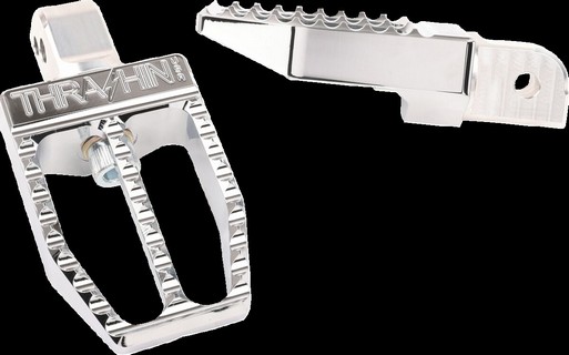 Thrashin Supply Co. Footpegs Militant M8 Softail Rear Chrome Footpegs i gruppen Reservdelar & Tillbehr / Ram och chassidelar / Fotreglage / Fotpinnar hos Blixt&Dunder AB (16202616)
