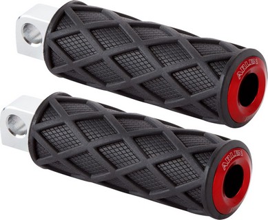 Arlen Ness Footpegs Driver Diamond, Chrome Footpegs Driver Diamond Red i gruppen Reservdelar & Tillbehr / Ram och chassidelar / Fotreglage / Fotpinnar hos Blixt&Dunder AB (16202676)